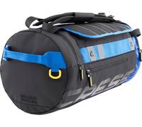 Cressi Depuis 1946 - Walrus Pool Duffle Backpack - Sac Multifonctionnel Convertible en Quelques Secondes en Sac à Dos ou Sac Fourre Tout, Idéal pour Les Activités Aquatiques, Noir/Bleu 35 L, Unisex