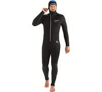 Cressi Diver Man Wetsuit Combinaison monopièce tout-en-un pour homme - Disponible en 5/7mm Men's, Noir/Bleu, XXXXL/8