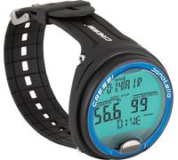 Cressi Donatello Diving Computer Ordinateur de Poignet Professionnel pour la Plongée et l'Apnée Unisex-Adult, Noir/Bleu, Unique