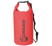 CRESSI Dry Bag Premium Sac 100% Étanche Imperméable-Flottant Haute Qualité Mixte, Rougr (Rouge/Standard), 20 LT