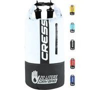 Cressi Dry Bag Sac à Dos étanche pour Les Activités Sportives Mixte Adulte, Noir (Noir/Blanc/Bicolor), 20 LT