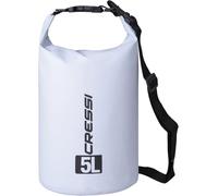 Cressi Sub S.p.A. Dry Bag Premium Sac 100 Pour cent Étanche Imperméable - Flottant Haute Qualité Blanc 5 L