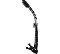 Cressi Dry Snorkel Tuba Adulte Unisexe, Noir/Tube Noir