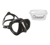 Cressi Masque Big Eyes Evolution – Noir/Noir, Taille unique Adultes