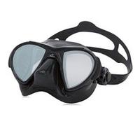 Cressi Masque de plongée Nano Dark, verres miroir, silicone haut de gamme, hydrodynamique, noir