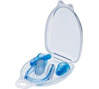 Cressi Ear Plugs & Nose Clip Ensemble Bouchon d'oreilles/Pince-Nez de Natation Mixte Adulte, Bleu, Uni
