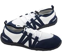 Cressi Elba Pool Chaussures Adaptées à la Mer et aux Sports Aquatiques Mixte Adulte, Blanc/Bleu, 35