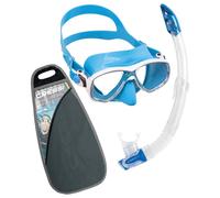 CRESSI Marea VIP - Ensemble Combiné Masque Marea + Tuba Mexico pour la Plongée et Snorkelling, Jaune/Blanc, Taille Unique, Unisexe Adulte