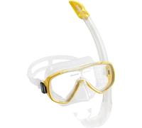 Cressi Ensemble masque Onda + tuba Mexico, transparent/jaune, taille unique, unisexe