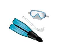 Cressi Rondinella Snorkeling Set Bleu EU 43-44 Enfants