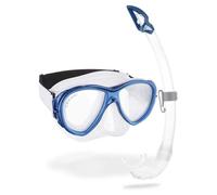 Cressi Ensemble Samoa + Mexico blanc et bleu foncé