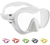 CRESSI F1 Mask White - Masque Sans Cadre pour la Plongée et le Snorkelling, Blanc, Taille Unique, Unisex