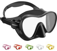 CRESSI F1 - Masque sans Cadre F1 ou Combo Set Masque + Tuba Sec pour la Plongée et Le Snorkelling, Taille Unique, Unisex