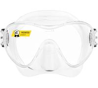 CRESSI F1 - Masque sans Cadre F1 ou Combo Set Masque + Tuba Sec pour la Plongée et Le Snorkelling, Taille Unique, Unisex