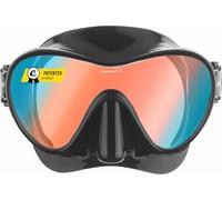 CRESSI F1 - Masque sans Cadre F1 ou Combo Set Masque + Tuba Sec pour la Plongée et Le Snorkelling, Taille Unique, Unisex
