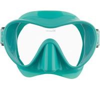 CRESSI F1 Small Masque sans Monture en Silicone Souple pour la Plongée et Le Snorkelling Unisex-Youth, Turquoise, Unique
