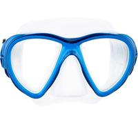 Cressi Fiji Mask - Masque Plongée et Snorkeling, Transparent/Bleu, Taille Unique, Unisexe Adulte