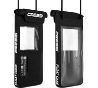 Cressi Float Case Floating Dry Phone Case Black 7'' - Étui de Protection pour Smartphone Étanche et Flottant, Noir, 7'', Unisexe