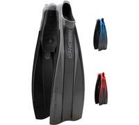 Cressi Free Frog Fins Palmes Plein Pied de Plongée Techniques en Gomma Eva Unisexe Adulte, Noir, 37/38