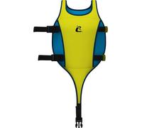 CRESSI Froggy Swim Vest Azure/Yellow S: 2/3 Years - Veste de Natation pour Enfants avec Double Poignée, Azur/Jaune, S: 2/3 Ans