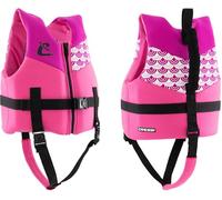 CRESSI Froggy Swim Vest Pink/Lillac S: 2/3 Years - Veste de Natation pour Enfants avec Double Poignée, Rose/Lilas S: 2/3 Ans