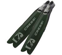 CRESSI Gara Modular Boost Fins Green - Palme Longue Idéale pour la Plongée en Apnée et la Chasse Sous-Marine de Niveau Intermédiaire et Avancé, Vert/Noir, 46/47, Unisexe Adulte