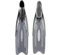 CRESSI Gara Professional LD Fins Silver - Palmes d'Apnée Unisexe à Lame Longue et Souple Haute Performance, Noir/Argent, 46/47