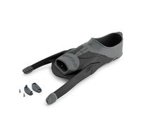 Cressi Gara Turbo Foot Pocket, Palmes Gara Turbo Foot Pocket, Unisexe Adulte, Noir/Gris, 44/45