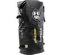 CRESSI Gorilla Backpack Sac à Dos Noir 80 L-Thermoscellé Imperméable Idéal pour Equipement de Plongée sous Marine, Garde Les Surfaces Au Sec Lorsqu'elles sont Rangées ou Transportées Unisex-Adult