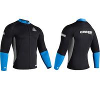 CRESSI Guardian Neoprene Jacket Veste Men's, Noir/Bleu, S/2