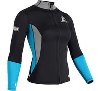 CRESSI Guardian Neoprene Jacket Veste Women's, Noir/Aiguemarine, S/2