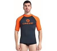 Cressi Hidro Men's Premium Rash Guard S.Seeves - Maillot de Protection Manches Courtes, en Tissu élastique spécial, Protection Solaire UV (UPF) 50+