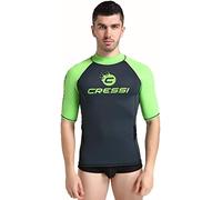 Cressi Hidro Men's Premium Rash Guard S.Seeves - Maillot de Protection Manches Courtes, en Tissu élastique spécial, Protection Solaire UV (UPF) 50+