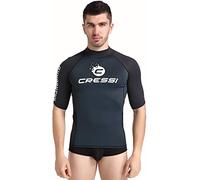 Cressi Hidro Men's Premium Rash Guard S.Seeves - Maillot de Protection Manches Courtes, en Tissu élastique spécial, Protection Solaire UV (UPF) 50+