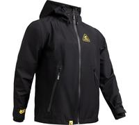 Cressi Hooded Shell Jacket Unisex Black/Yellow 3XL - Unisex Veste Softshell Sportive pour Les Loisirs, Imperméable et Coupe Vent, Noir/Jaune, 3XL