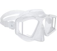 CRESSI Horizon Mask Masque pour Plongée et Snorkeling Équipé de 4 Verres Trempés Séparé Unisex-Adult, Transparent/Blanc, Unique