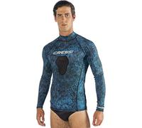 Cressi Hunter Shirt Rash Guard pour Les Sports Nautiques Unisexe, Bleu Camouflage, S