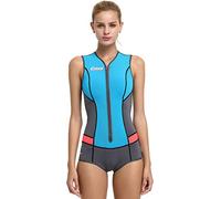 Cressi Idra Swimsuit Maillot de Bain Femme, Azur, L/4