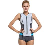 Cressi Idra Swimsuit Maillot de Bain Femme, Gris, M/3