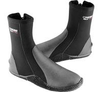 Cressi Bottes de plongée Isla Boots Unisexe Néoprène 7 mm Semelles caoutchouc Zip YKK Noir EU 44-45