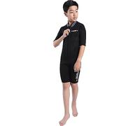 Cressi JLV478001 Combinaisons pour Adulte Mixte Enfant, Noir, X-Small/8-10 Years