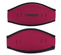 Cressi-Juste De Sangle De Masque De Plongée En Néoprène,Enveloppé,Rembourré,Protection Des Cheveux Longs,Bande Pour La Plongée Sous-Marine,La Plongée En Apnée - Type Red