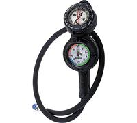 Cressi Console 3 Accessoire de manomètre Mixte, Noir, Bar