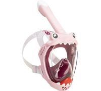 CRESSI Kiddy Kids Full Face Mask Masque Intégral Spécialement Conçu pour Les Enfants, Anti buée, Valve de Purge et Tuba Dry Unisex-Youth, Rose/Violet/Blanc