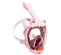 CRESSI Kiddy Masque Intégral Enfant Anti-buée, Tuba Dry, Rose/Violet/Blanc