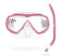 Cressi Set de snorkeling Estrella VIP Jr Enfants Transparent Rose