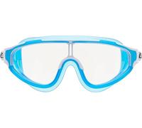 Cressi King Baloo Kid Goggles Lunettes de Natation Unisex-Youth, Bleu/Blanc, 7/15 Ans