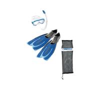 Cressi Agua Snorkeling Set Bleu EU 35-36