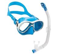 Cressi Kit snorkeling Marea VIP Colorama & Gamma Junior Bleu Enfants