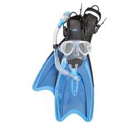 Cressi Kit Palau Marea Palau Gamma Snorkeling Set Bleu EU 35-38